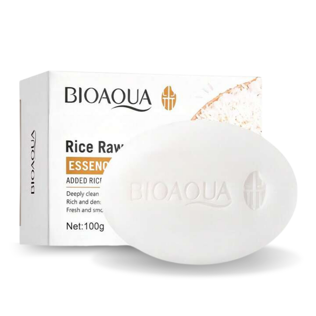 Jabón De Arroz Bioaqua Aclara Elimina Manchas Axila Codos OnlyShop Mexico