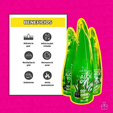 Cargar imagen en el visor de la galería, Gel Aloe Vera Anti-manchas Anti-acne Vitamina E Hidrata OnlyShop Mexico
