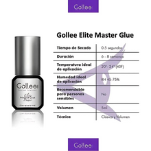 Cargar imagen en el visor de la galería, Gollee Elite Master Glue Power 5ml - Adhesivo De Pestañas Color Plateado OnlyShop Mexico
