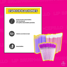 Cargar imagen en el visor de la galería, 100 Microbrush + 50 Lip Brush + 50 Cepillos Para Pestañas OnlyShop Mexico
