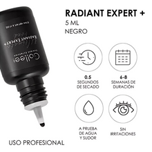 Cargar imagen en el visor de la galería, Adhesivo pegamento Gollee Radiant Expert para pestañas mink color negro OnlyShop Mexico
