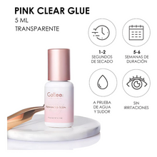 Cargar imagen en el visor de la galería, Adhesivo Extensiones De Pestañas Pink Clear Bonding Gollee Color Rosa transparente OnlyShop Mexico
