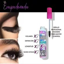 Cargar imagen en el visor de la galería, Rimel Empoderada Con Colágeno Efecto Volumen X3 Negro OnlyShop Mexico
