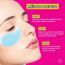 Cargar imagen en el visor de la galería, Parches Hydrogel Contorno Ojos Acido Hialuronico Antiarrugas Lanbena
