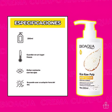 Cargar imagen en el visor de la galería, Crema Corporal Loción Extracto Arroz Bioaqua Hidrata 250ml OnlyShop Mexico
