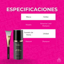 Cargar imagen en el visor de la galería, Lash Espuma Shampoo Limpiadora Extensiones Pestañas Gollee OnlyShop Mexico
