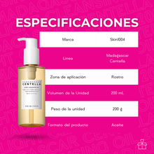 Cargar imagen en el visor de la galería, Skin1004 Madagascar Centella Light Cleansing Oil 200ml Momento De Aplicación Noche Tipo De Piel Todo Tipo De Piel OnlyShop Mexico
