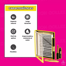 Cargar imagen en el visor de la galería, Pestañas Diy Golle Para Colocar En Casa Lash Extension Kit
