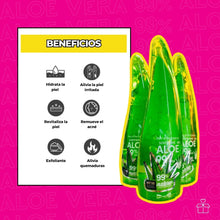 Cargar imagen en el visor de la galería, Aloe Vera 99% Gel Sabila Facial OnlyShop Mexico
