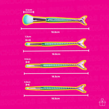 Cargar imagen en el visor de la galería, Set de 4 Brochas Cola de Sirena Tornasol OnlyShop Mexico
