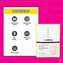 Cargar imagen en el visor de la galería, Mascarilla Exfoliante De Pies Elimina Piel Muerta Lanbena
