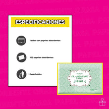 Cargar imagen en el visor de la galería, Papel De Te Verde Absorbente De Grasa Facial Elimina Brillo OnlyShop Mexico
