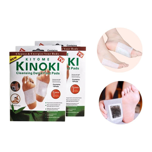 Parches Pies Desintoxicantes Cuerpo Kinoki Con 10 Piezas OnlyShop Mexico