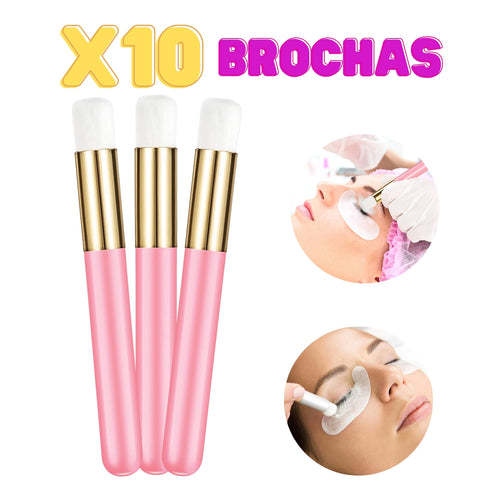 Brocha Para Limpiar Pestañas 1x1 Mink Lash 10pzas OnlyShop Mexico