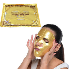 Cargar imagen en el visor de la galería, Mascarilla Facial Colageno Dorada Hidratante 24k Gold OnlyShop Mexico
